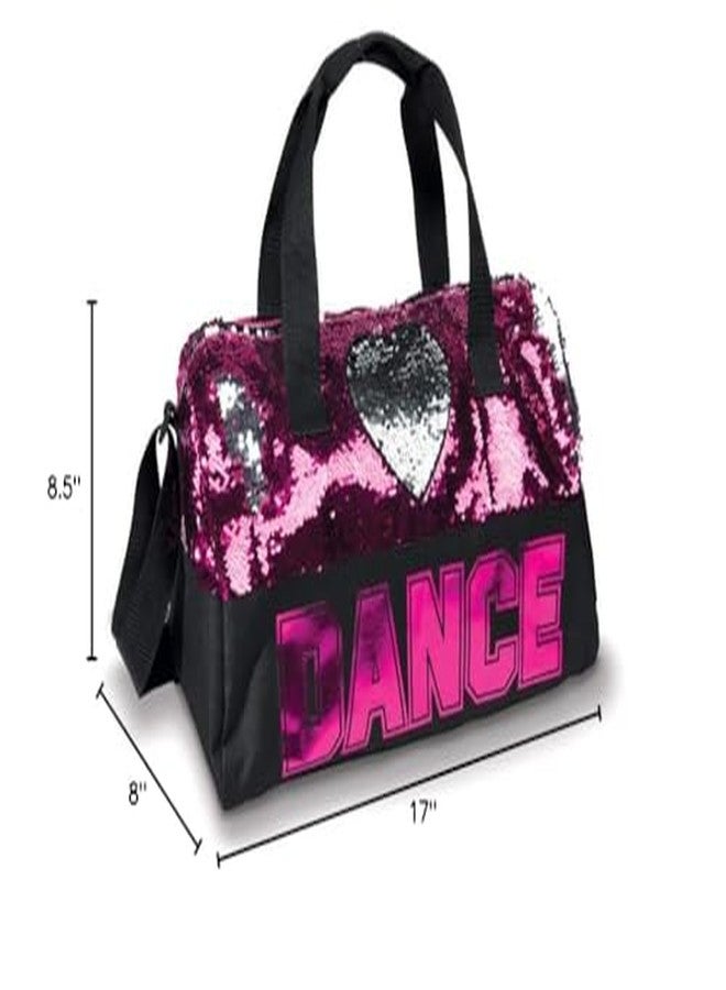 Danz N Motion DansBags Sequin Dance Heart Duffle Bag - B842 - Image 4